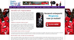 Desktop Screenshot of gratisbeltoontop40.nl