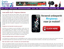 Tablet Screenshot of gratisbeltoontop40.nl